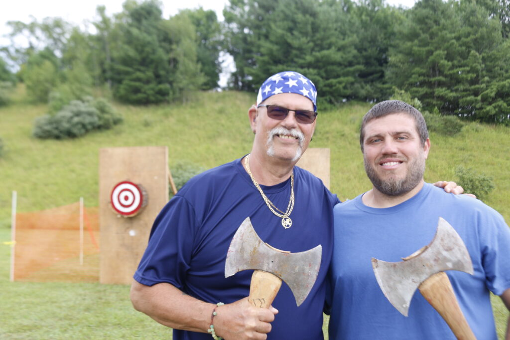 Two Guys with AX